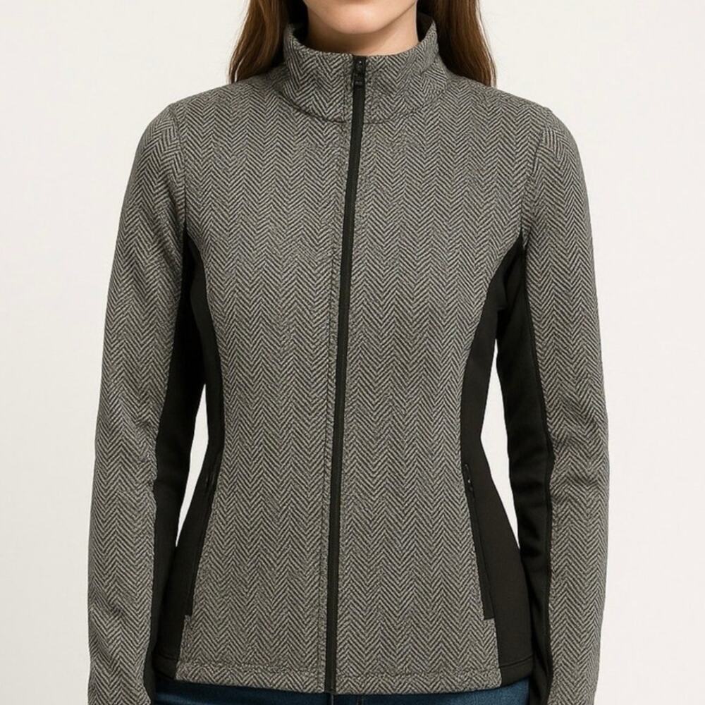 Marc New York Andrew Marc Herringbone Zip Jacket Women’s Large
